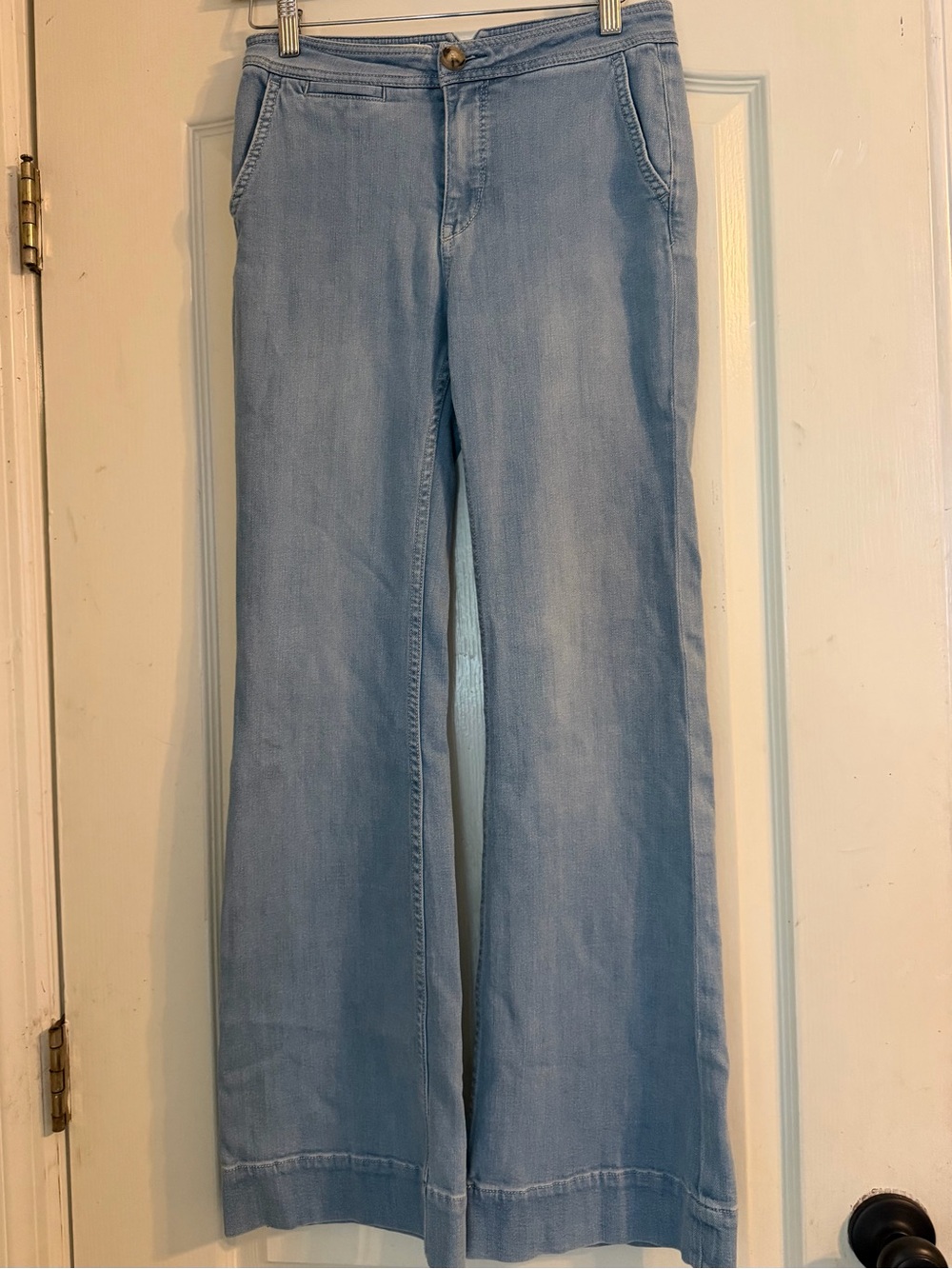 Pilcro and the Letterpress Light Blue High Rise Bootcut Jeans 27